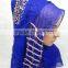 PR018 Popular handmade beading superb muslim scarf