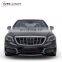 16-20y W222 S63 S65 B900 old to new body kit fit for S320 S350 S400 S500 to B900 front bumper front lip rear diffuser with tips