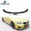 Удлинение переднего спойлера из углепластика для BMW F82 F83 M4 F80 M3 2015 - 2019 Carbon Fiber F8x M3 M4 Front Spoiler Valance Lip