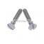 white zinc M2 tap screw /flat head square drive tapping screw