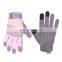 HANDLANDY Pink Synthetic and Foam Padded Palm Protective Automotive Vibration-Resistant Mechanic Working Gloves For Women