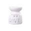withe mini modern ceramic essential candle aroma aroma tea light oil incense burner