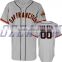 Sublimation/embroidery logo cheap plain polyester baseball jersey
