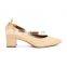 Ladies fancy high fashionable comfortable medium block heels pumps sandals shoes