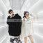 Custom Fall/winter Plush Matching Shirt Hip-hop Style Transparent Reflective Large-pocket Hoodie Sports Jogging Suit