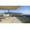 outdoor balcony glass frameless balustrade railing clamp led strip light