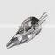Factory Direct restaurant kit metal ice cube scoop container kitchen stainless steel bar ice shovel