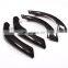 4Pcs 2016 2017 2018 Car Accessories Carbon fiber Style Interior Door Handle knob Cover Trim For BMW X1 F48