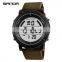 SANDA 410 Men Outdoor Sports Digital Silicone Watches Casual Digital Complete Calendar Back Light Wristwatch