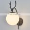 Modern Nordic Wall Lamp Antlers Gypsophila Wall Lamps Beside Bedroom Creative Stair Light Indoor Home Background Wall Lamp