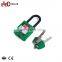 Wholesale Durable 38Mm Shackle Nylon Insulation Safety Padlock With Key