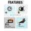 All-sun Junior Kid Metal Finder for Children Outdoor Beach Coil Search Hand Held Metal Detector Silver Finder