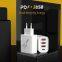 2022 Wholesale new design Travel Charger US EU USB Charger For Xiaomi For iphone For xiaomi