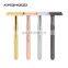 Gift box Hotel Hair Removal Cosmetics Daily Use Purple Metal Safety Razor Kinghood Best Double Edge Shaving Razor for women