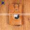 Premium Quality Wholesale Anthracite Fitting Loop Closure Type Fashion Style Genuine Leather Airtag Card Case Holder