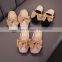 New Kids Slippers Girls Princess Spring Summer Casual Sandal Cute Bow Decorative Soft Leather Rubber Sole Baby Princess Shoes