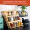 Bamboo 3 Tier Spice Drawer Organizer Spice Rack Organizer Cabinet Insert For Pantry Countertop