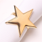 Rose Gold Silver Red White Colored Five-pointed Star Table Napkin Buckle Rings