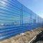 Single-peak galvanized pipe windproof dust suppression net Coal field dust proof net anti-dust punching pressing spray