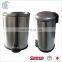 high quality stainless steel waste bin pedal dustbin step bin with soft close cover