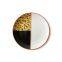 Wholesale Wedding Restaurant Used Cheap Golden Black Ceramic Plates Set Dinnerware Plates Sets