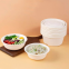 750ml Sugarcane Bagasse Biodegradable Disposable Compostable Round Soup Bowl With Lid (300/CS)