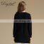 100% Pure Cashmere Pullover for Women Custom Knitted Casual Long Winter Sweater with Crew Neck Solid Pattern OEM Service