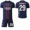 2025-26 season Paris Saint-Germain jersey, Kylian Mbappé, Ousmane Dembele Lionel Messi jersey, Paris Saint-Germain home football suit set