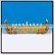 Jewish human figure modern menorah candlestick holder with shiny finish and enamel finish