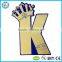 cheering eva sponge foam hand with silk printing