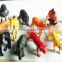 Promotion Soft Plastic PVC Solid Animal Toys Mini Animal Toys