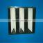 F9-H13 V shape medium fine filter for AHU or gas turbine