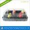 12 pcs PET Plastic macaron packing trays with lids dongguan supplier