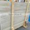 High quality polished grade A white wooden marble slab