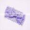 New arrivel lovely hair bow with lace elastic band/ head wrap for baby girls dresses wholesale