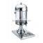 Hot and cold milk tea dispenser, insulated beverage dispenser 8L*3