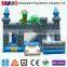 0.55 Pvc Commercial Inflatable Castle With Slide