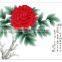 High-end Art Home Decoration peony blossom handmade painting