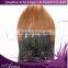 Two Tone Unprocessed Ombre Clip In Human Hair Brazilian Weave