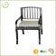 Steel garden bistro set with cushion patio steel bistro chair set with coffee table                        
                                                Quality Choice