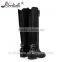 Hot wholesale high quality block heel patent leather women overknee boots