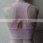 Wholesale Sexy New Design Gymwear Seamless Hollow-out Back Fitness Sports Yoga Stretch Bar Tops