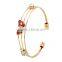 Children and women jewellry 4 pieces zinc alloy rhinestone butterfly jewelry set                        
                                                                                Supplier's Choice