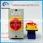 Isolator switch with protective box cover waterproof YMD11-25D 3P 25A rotary changeover switch on-off power cutoff with padlock                        
                                                                                Supplier's Choice