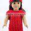 18 inch Newest Lovely hand woven american girl wholesale doll clothes