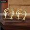 2016 New Year Gift Stainless Steel Loopy Saudi Gold Jewelry Earring