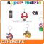 Hot Sell Mario Series 3D Rubber Keychain