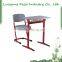 A type Wooden double seats school desk double student student desk and chair Student Shelf Desk and Chair