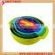 8 pcs Kitchen Set with Compact Mixing Bowl Food Prep Measuring Sieve Colander Spoon Cups