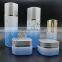 square glass bottle with screw cap and pump a family glass bottle